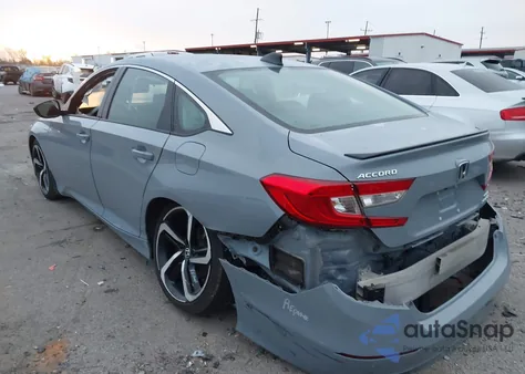 2022 Honda Accord Hybrid Sport from USA, damaged, VIN 1HGCV3F23NA040374